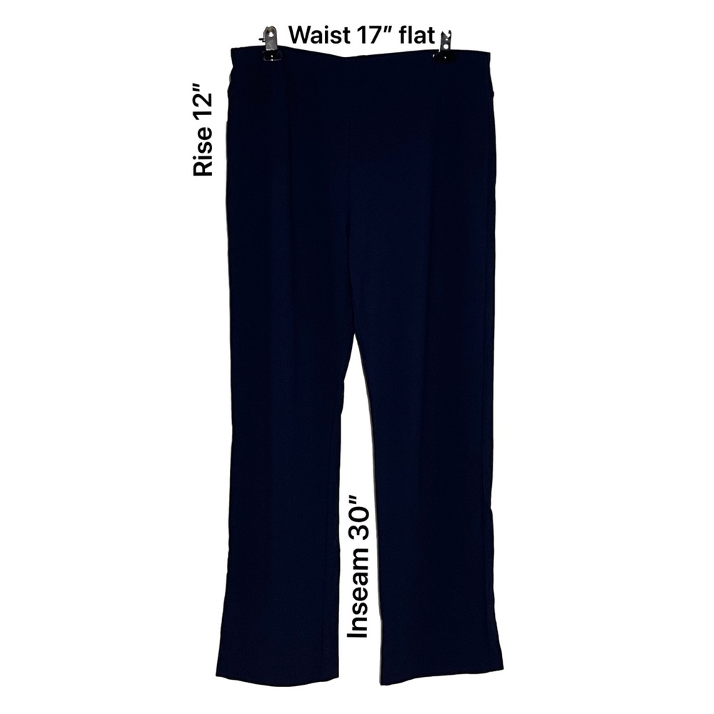 Boston Proper Beyond Travel High-Rise pants, Women’s L, in Navy Blue